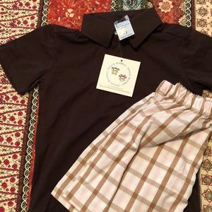 Smock Monkey shorts set